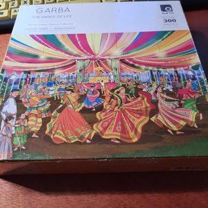 NEW ! Aurva Garba The Dance Of Life 300 Piece Jigsaw Puzzle Culture Series